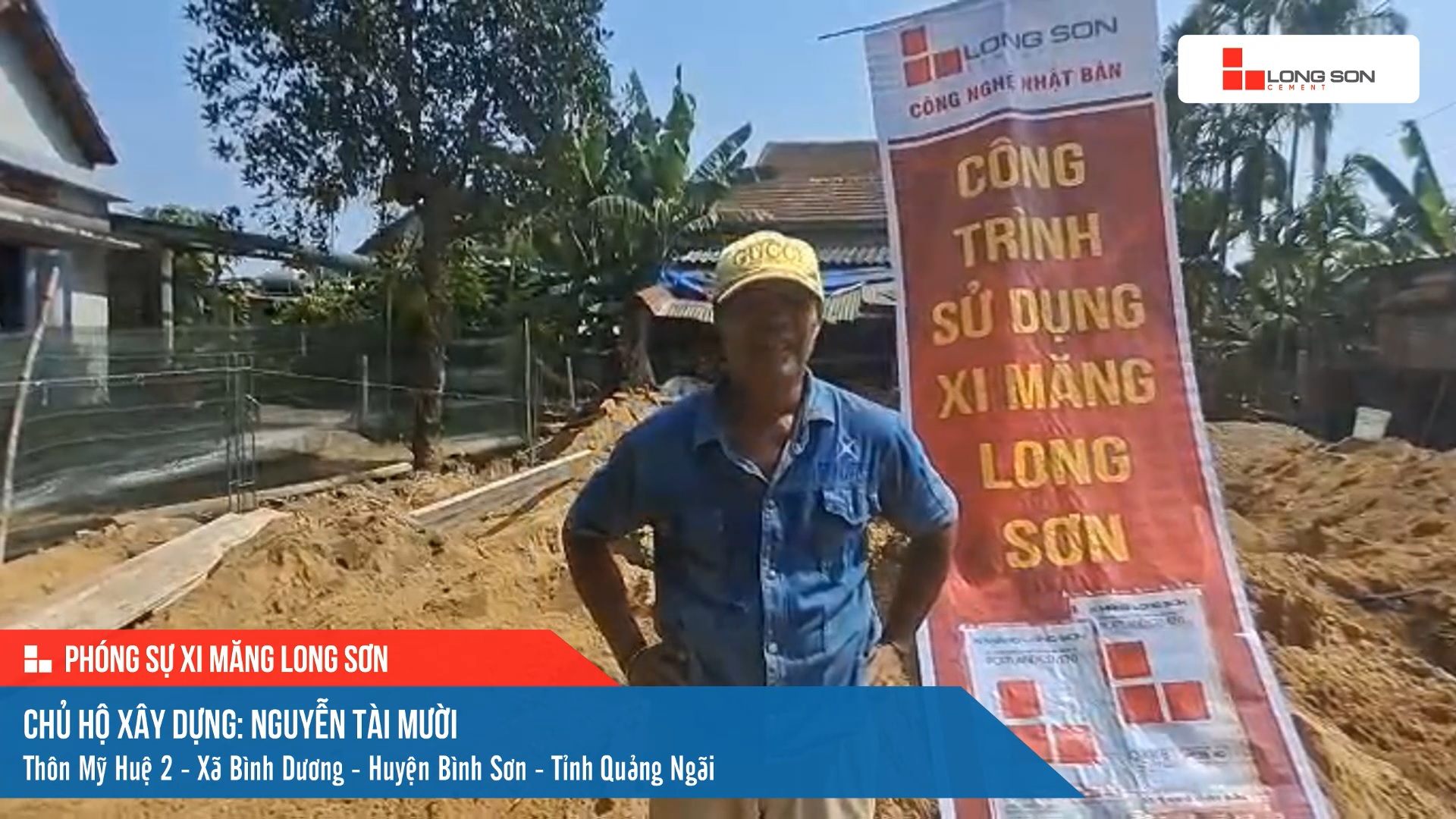Công trình sử dụng Xi măng Long Sơn tại Quang Ngãi 20.05.2023