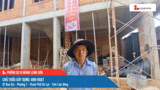 Công trình sử dụng Xi măng Long Sơn tại Lâm Đồng 09.06.2023