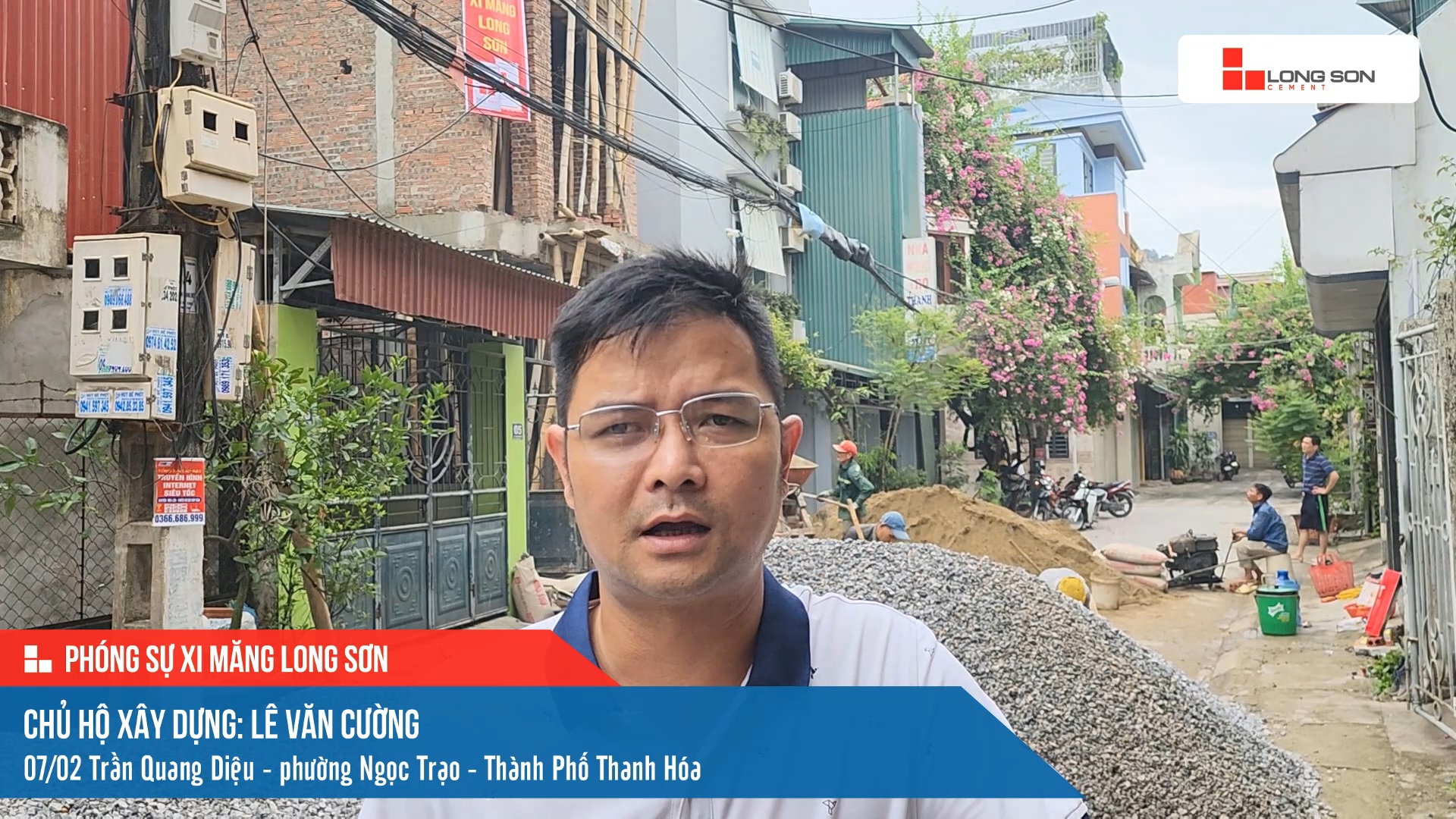 Công trình sử dụng Xi măng Long Sơn tại Thanh Hoá 23.06.2023