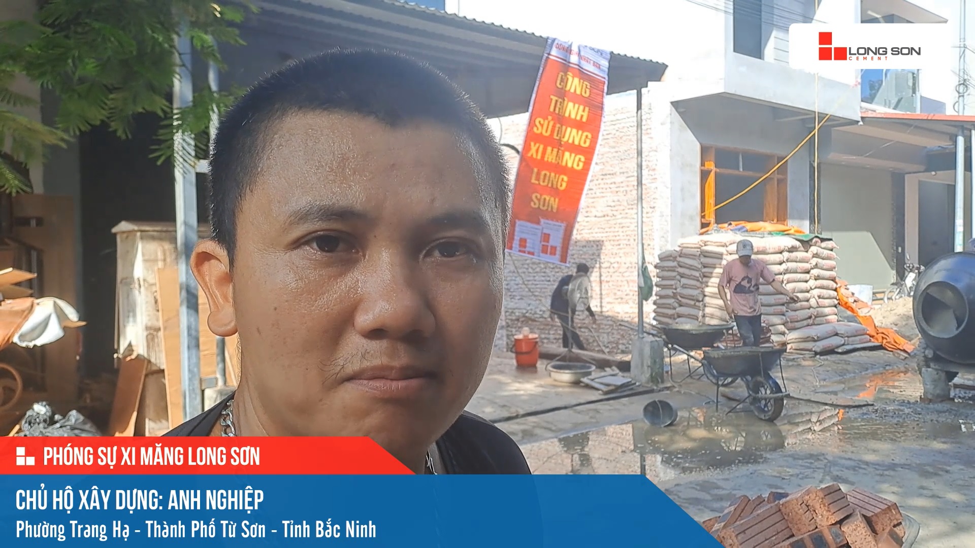 Công trình sử dụng Xi măng Long Sơn tại Bắc Ninh 02.07.2023