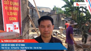 Công trình sử dụng Xi măng Long Sơn tại Hà Tĩnh 08.07.2023