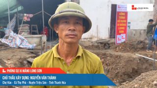 Công trình sử dụng Xi măng Long Sơn tại Thanh Hóa 09.07.2023