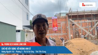 Công trình sử dụng Xi măng Long Sơn tại Tiền Giang 10.07.2023