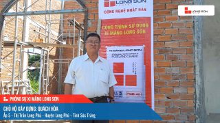 Công trình sử dụng Xi măng Long Sơn tại Sóc Trăng 11.07.2023