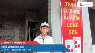Công trình sử dụng Xi măng Long Sơn tại Hà Nam 18.07.2023