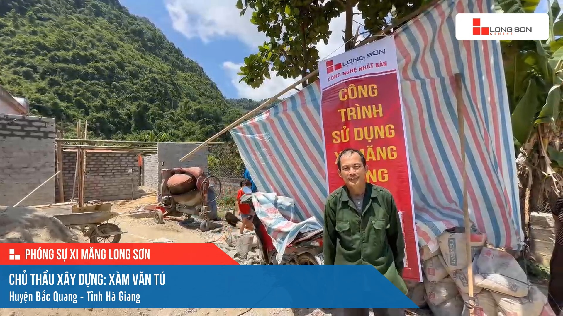 Công trình sử dụng Xi măng Long Sơn tại Hà Giang 14.07.2023