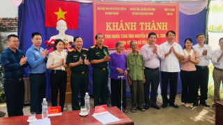 Công ty Xi măng Long Sơn khánh thành nhà tình nghĩa cho thân nhân liệt sĩ