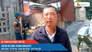 Công trình sử dụng Xi măng Long Sơn tại Thanh Hóa 08.09.2023