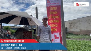 Công trình sử dụng Xi măng Long Sơn tại Long An 03.10.2023