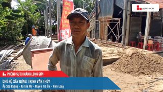 Công trình sử dụng Xi măng Long Sơn tại Vĩnh Long 18.10.2023