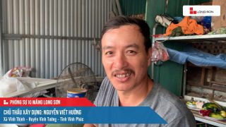 Công trình sử dụng Xi măng Long Sơn tại Vĩnh Phúc 20.10.2023