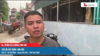 Công trình sử dụng Xi măng Long Sơn tại Nam Định 26.10.2023