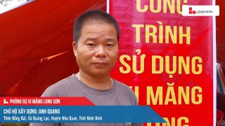 Công trình sử dụng Xi măng Long Sơn tại Ninh Bình 05.11.2023