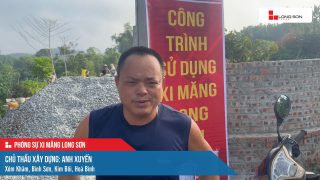 Công trình sử dụng Xi măng Long Sơn tại Hòa Bình 11.11.2023