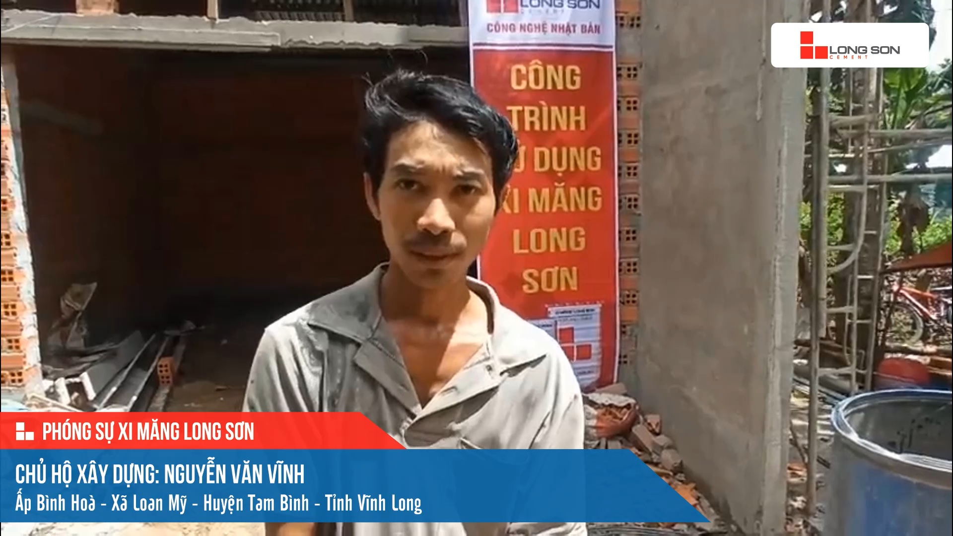 Công trình sử dụng Xi măng Long Sơn tại Vĩnh Long 14.11.2023