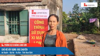 Công trình sử dụng Xi măng Long Sơn tại Nam Định 20.11.2023