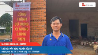 Công trình sử dụng Xi măng Long Sơn tại Bình Phước 06.12.2023