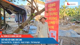 Công trình sử dụng Xi măng Long Sơn tại Quảng Ngãi 09.12.2023