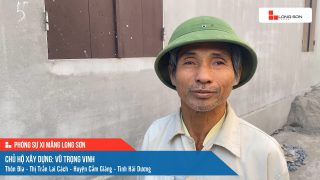 Công trình sử dụng Xi măng Long Sơn tại Hải Dương 14.12.2023