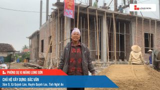 Công trình sử dụng Xi măng Long Sơn tại Nghệ An 14.01.2024