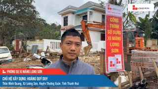 Công trình sử dụng Xi măng Long Sơn tại Thanh Hóa 23.01.2024