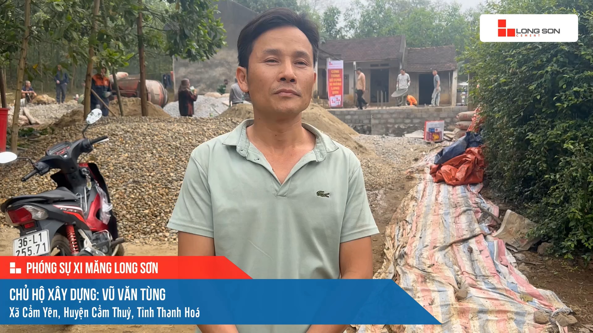 Công trình sử dụng Xi măng Long Sơn tại Thanh Hóa 09.03.2024