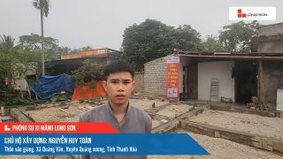Công trình sử dụng Xi măng Long Sơn tại Thanh Hóa 04.04.2024