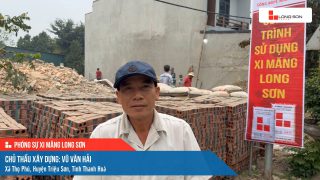 Công trình sử dụng Xi măng Long Sơn tại Thanh Hóa 12.04.2024