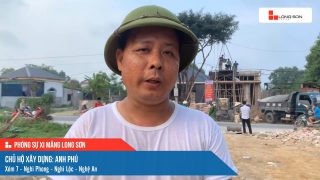 Công trình sử dụng Xi măng Long Sơn tại Nghệ An 14.04.2024