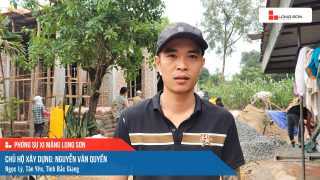 Công trình sử dụng Xi măng Long Sơn tại Bắc Giang 14.04.2024