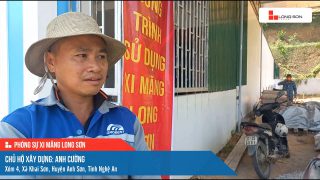 Công trình sử dụng Xi măng Long Sơn tại Nghệ An 09.05.2024