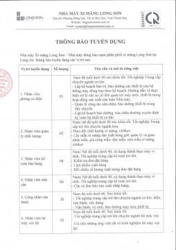THONG BAO TUYEN DUNG LONG AN_001