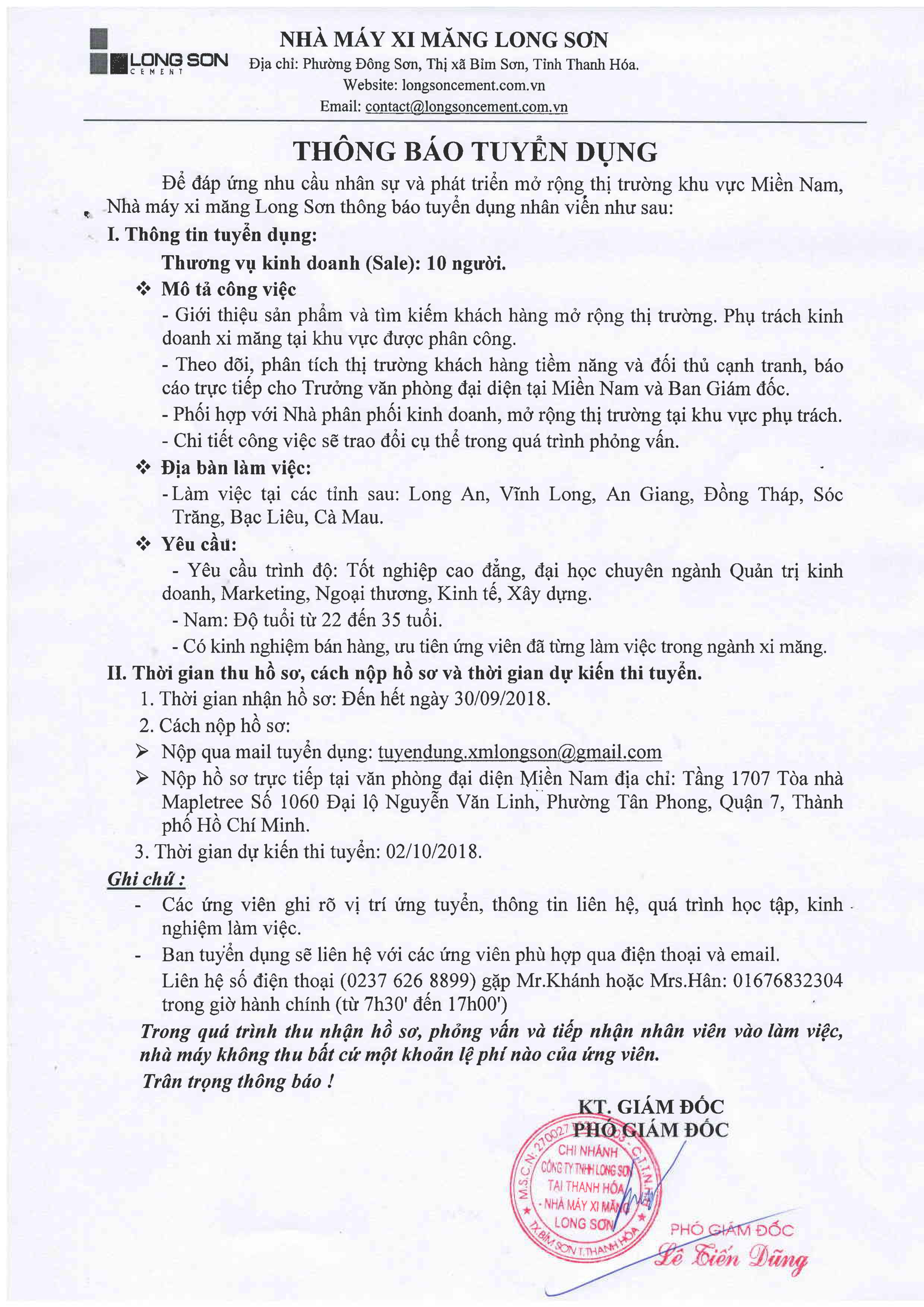XI-MĂNG-LONG-SƠN-THÔNG-BÁO-TUYỂN-DỤNG