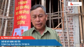 Công trình sử dụng Xi măng Long Sơn tại Nghệ An 02.07.2024