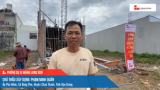 Công trình sử dụng Xi măng Long Sơn tại Hậu Giang 17.07.2024