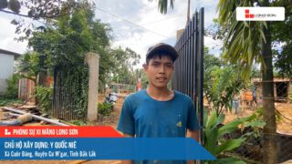 Công trình sử dụng Xi măng Long Sơn tại Đắk Lắk 01.08.2024