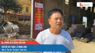 Công trình sử dụng Xi măng Long Sơn tại Thanh Hóa 06.08.2024