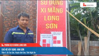 Công trình sử dụng Xi măng Long Sơn tại Nghệ An 10.09.2024