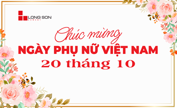 Công ty Xi măng Long Sơn Chúc mừng ngày phụ nữ Việt Nam 20/10/2024.