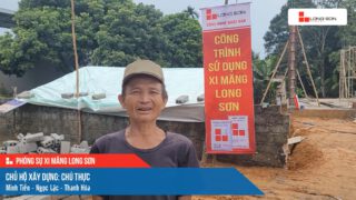 Công trình sử dụng Xi măng Long Sơn tại Thanh Hóa 06.11.2024