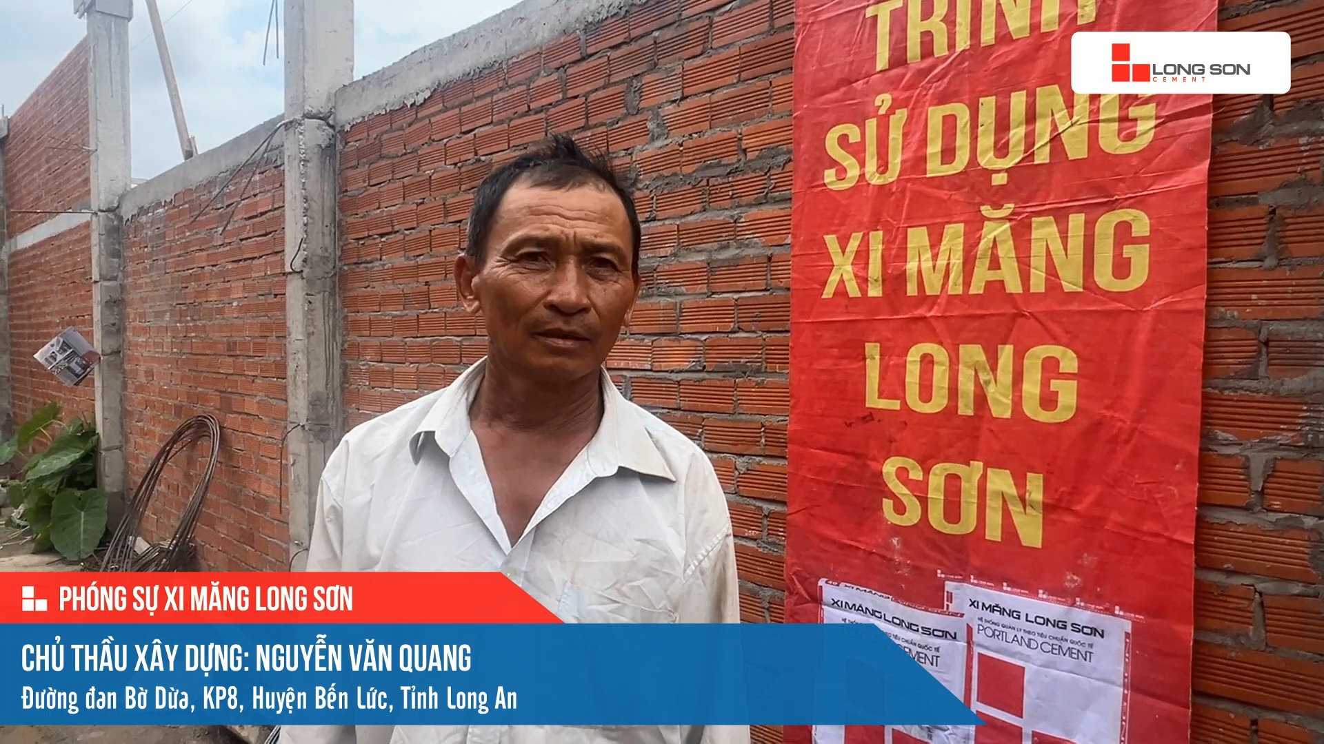 Công trình sử dụng Xi măng Long Sơn tại Long An 07.11.2024