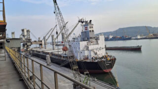 Xi măng Long Sơn tiếp tục xuất hàng đi Mỹ và Đài Loan